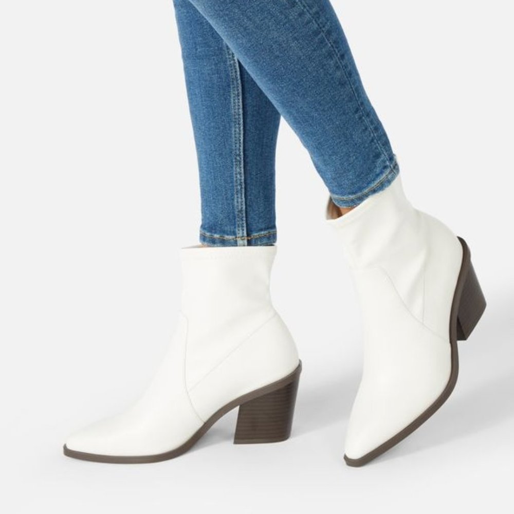 Leda Block Heel Bootie